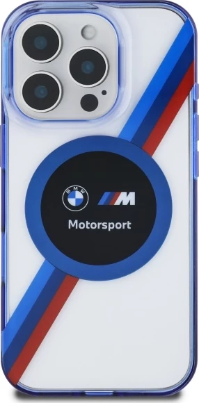 Mbështjellës BMW Motorsport IML Circle MagSafe për iPhone 16 Pro Max 6.9", transparent