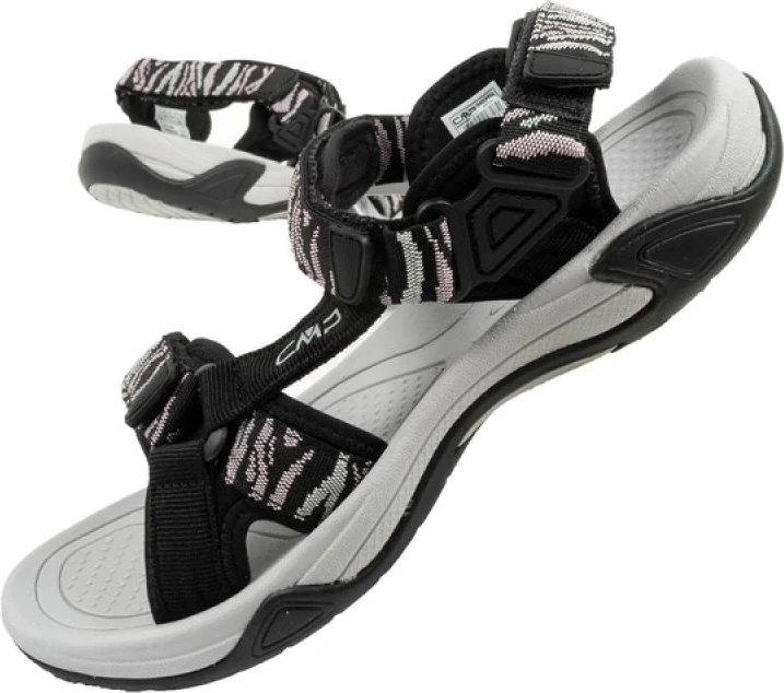 Sandale për femra CMP, të zeza me rozë