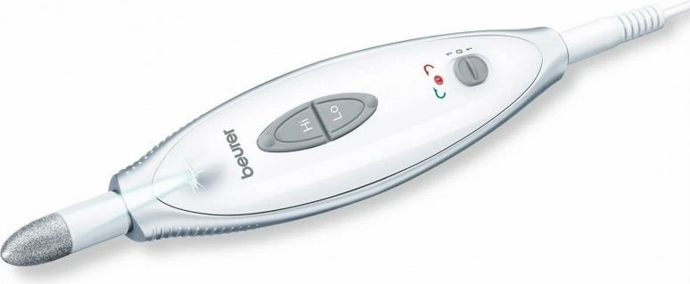 Set manikyr/pedikyr Beurer MP 41, 7 koka, 2 shpejtësi, me rrymë, me kuti transporti, e bardhë