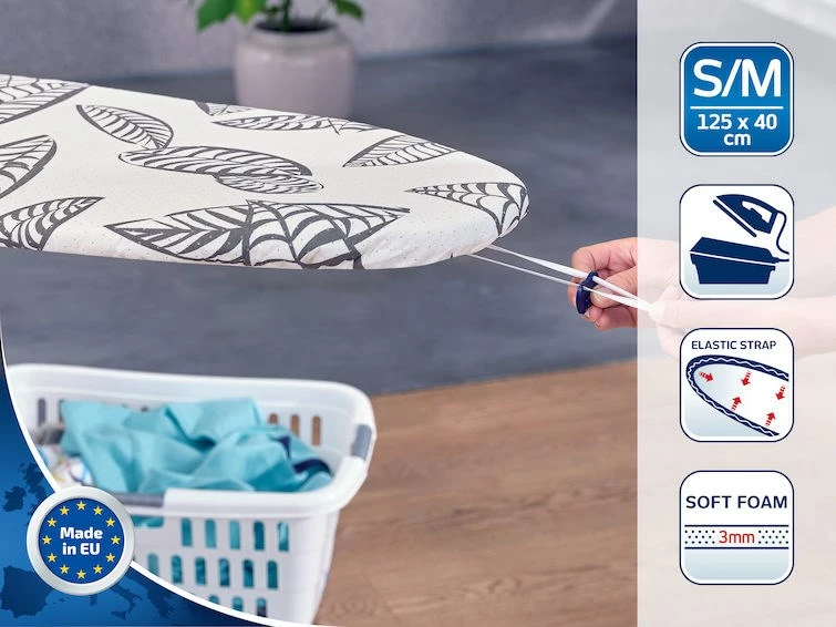 Mbulesë tavoline hekurosje LEIFHEIT Perfect Steam Air Board Express M, shkumë, shumëngjyrëshe