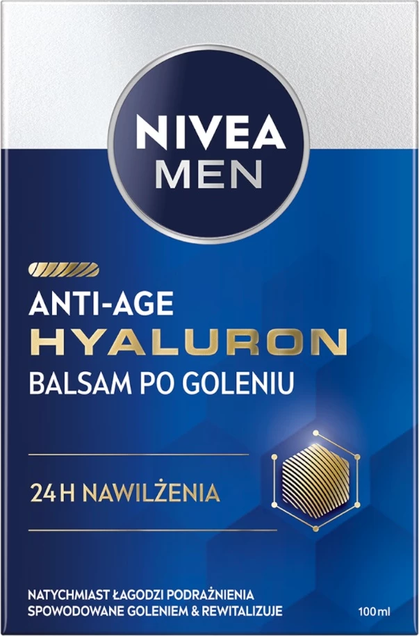 Balsam pas rrojës për meshkuj Nivea Hyaluron Anti-Wrinkle, 100ml