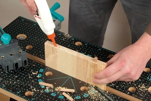 Dowelmaster Wolfcraft, 4640000, për bashkime druri, E zezë