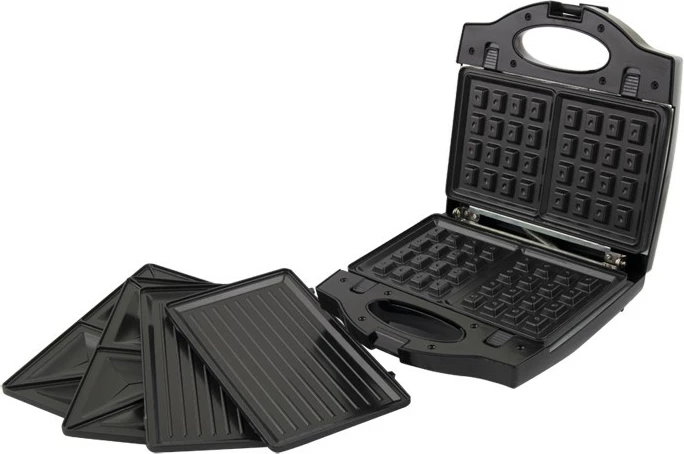 Sanduiçere 3-në-1 Esperanza Muffuletta EKT005, 700W, e zezë/inox