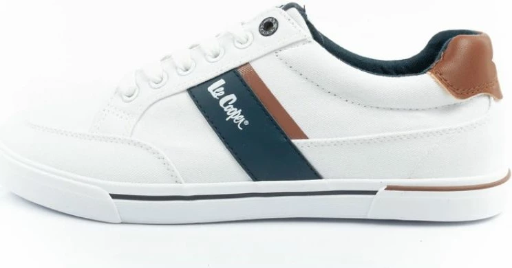 Këpucë për meshkuj Lee Cooper, të bardha