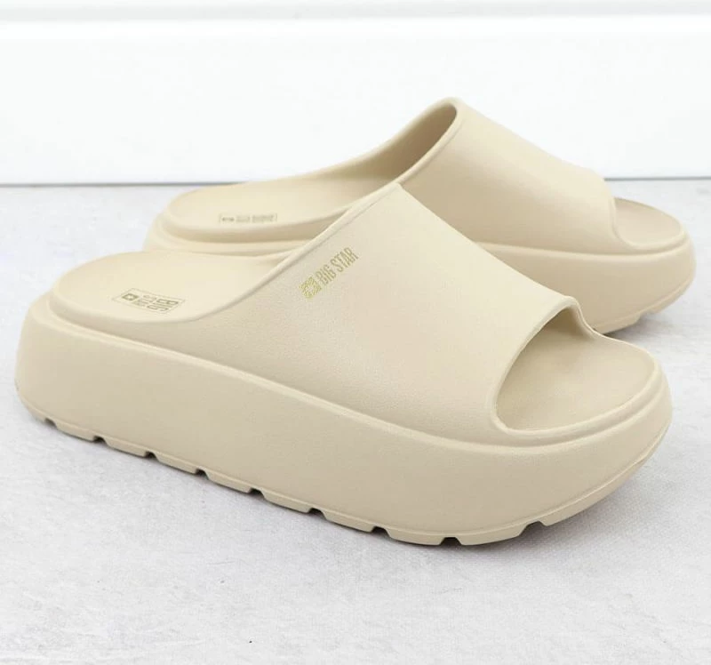 Papuqe femra Big Star, bezhë