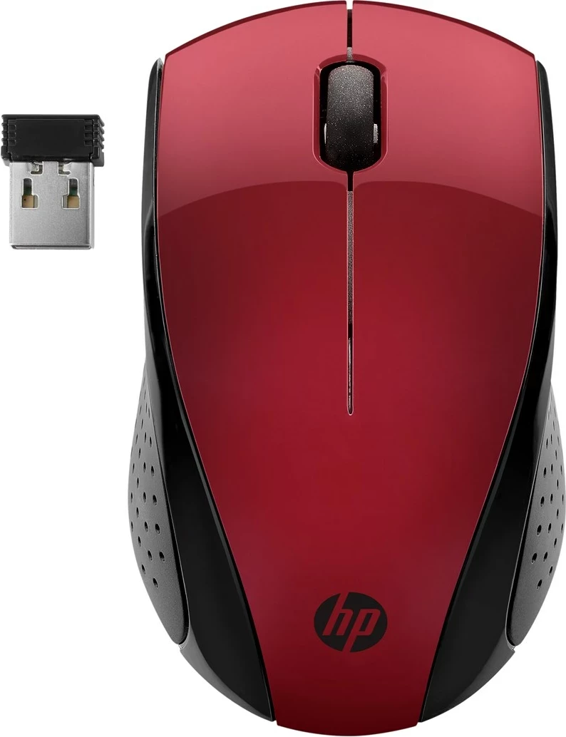Maus HP Wireless 220, Sunset Red