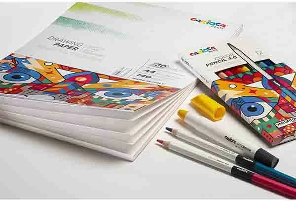 Bllok skicimi Carioca Plus A4, 30 fletë, 140g