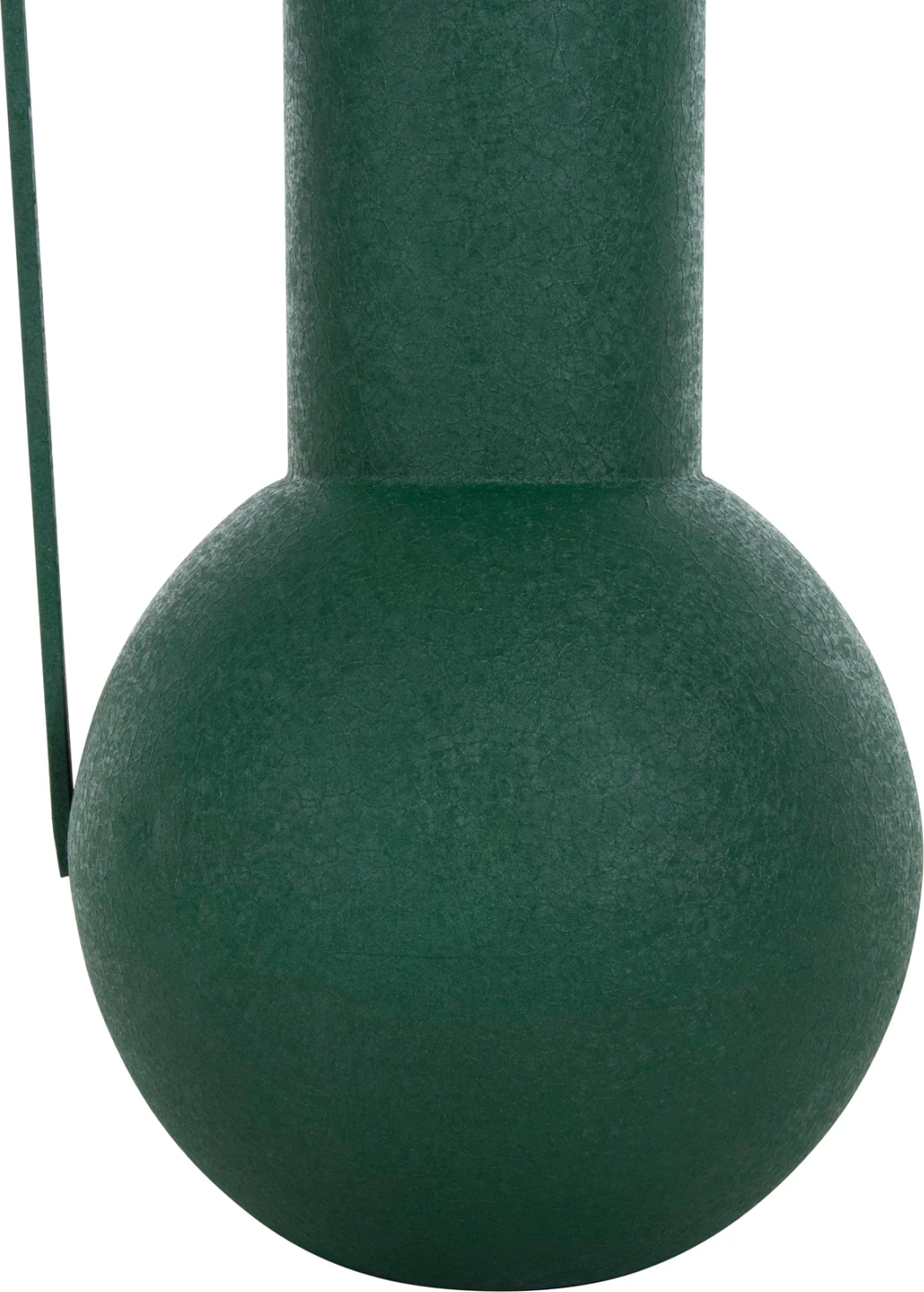 Vazo dekorative FLAGON FH4260.03 metalike në ngjyrë të gjelbër Φ26x45Hcm