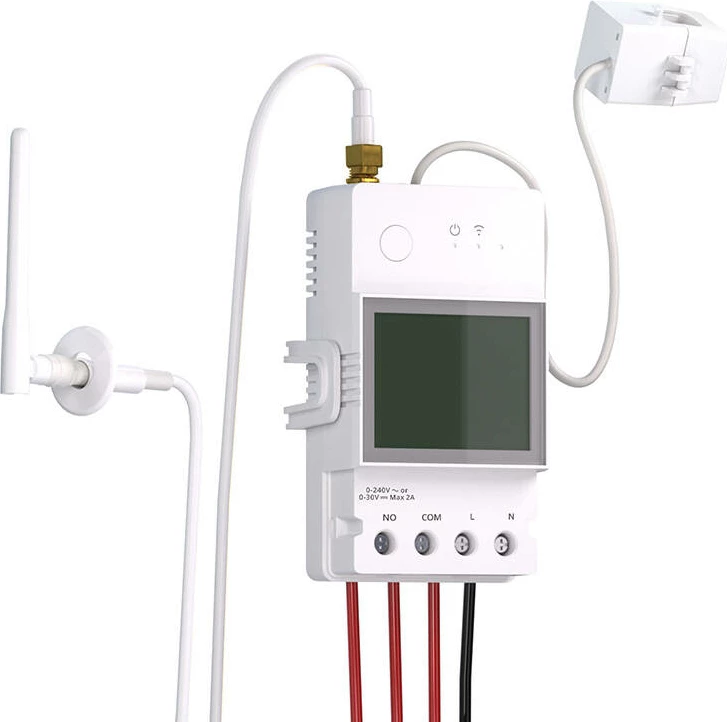 Matës i konsumit të energjisë Sonoff POWCT, Wi-Fi, 100A, i bardhë