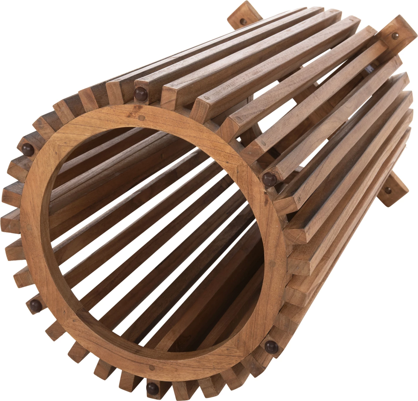 Baza e rrumbullakët për tavolinë FRANTZ FH9459.11 dru MINDI natyral Φ60x74Hcm