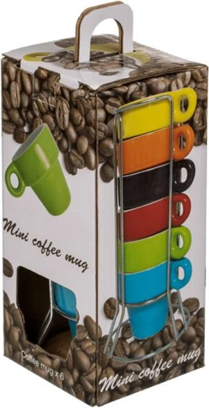 Set filxhanësh espresso OUT OF THE BLUE, 6 ngjyra