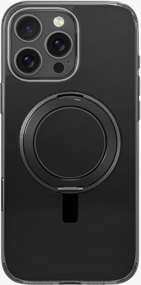 Mbështjellës UNIQ Swivix 360 Rotating Kickstand për iPhone 16 Pro Max, i zi