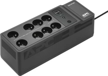 UPS APC BE850G2-FR, 850VA, 8 dalje, USB Type C dhe A, E zezë
