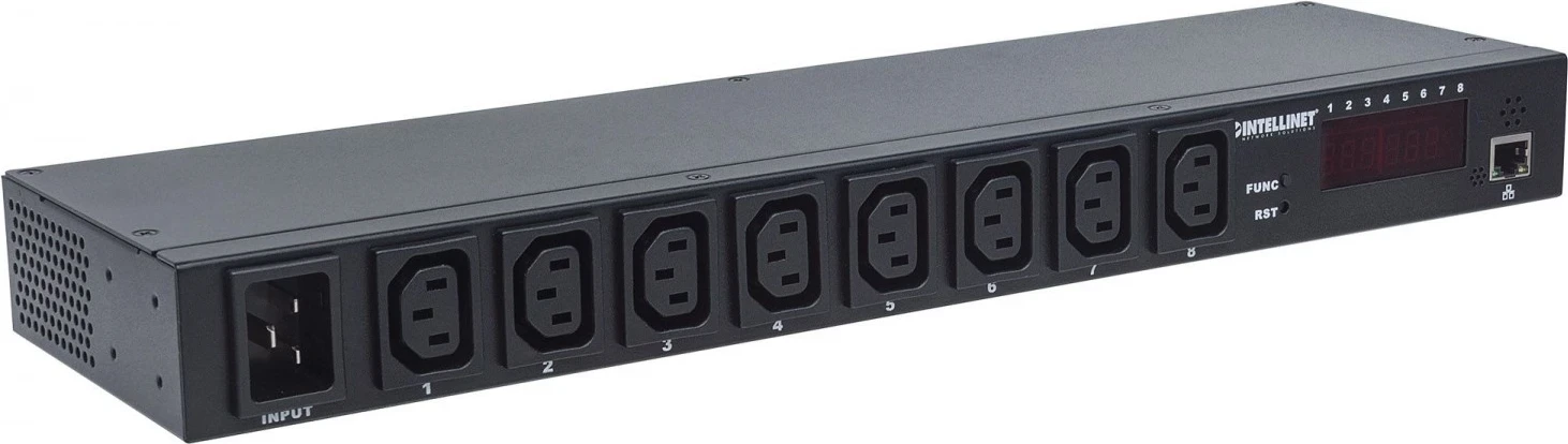 PDU me menaxhim IP Intellinet për kabinetë rack, e zezë