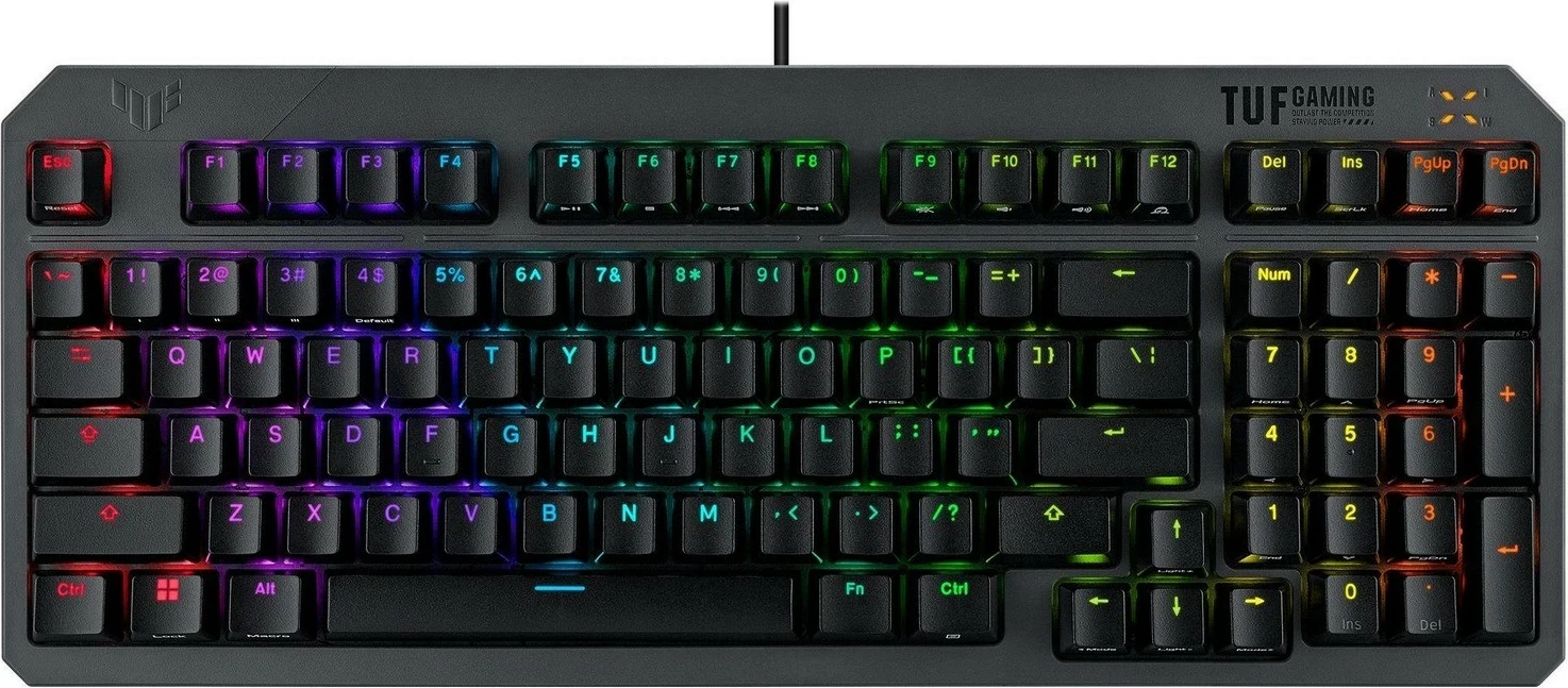 Tastierë gaming Asus TUF K3 Gen II, RGB, mekanike, e zezë