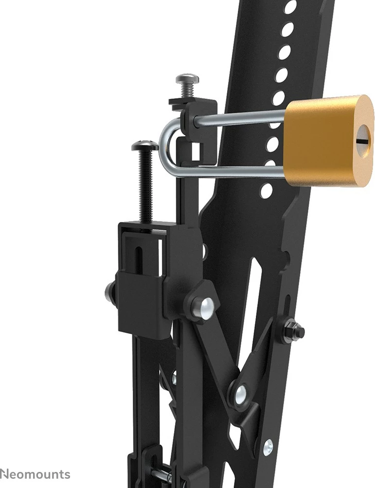 Mbajtës muri për TV Neomounts WL35S-850BL18, 2.18 m (86"), 100 x 100 mm, 800 x 400 mm, 0 - 12°, Çelik, E zezë