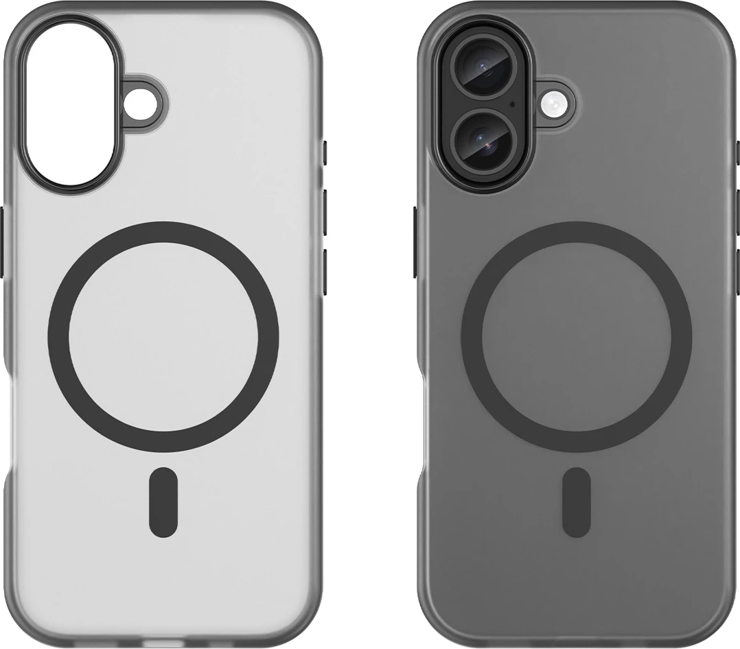 Mbështjellës Hurtel Magnetic Abrasive për iPhone 17, MagSafe, TPU/PC, i zi mat