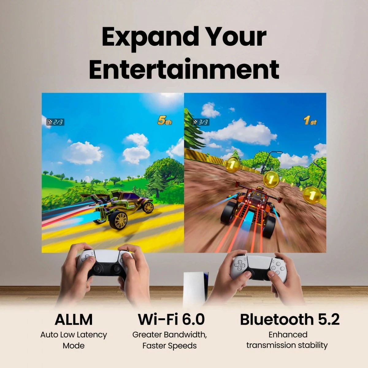 Projektor BenQ GP520, 4K LED, 2600 ANSI lumens, HDMI, i zi