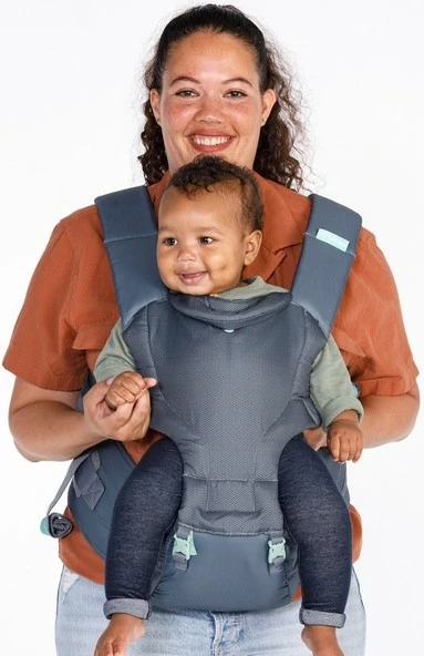 Mbajtëse bebe 5-në-1 me sedilje në ije, B-kids, 150300012, 0m+ 5.5–20.4 kg, gri