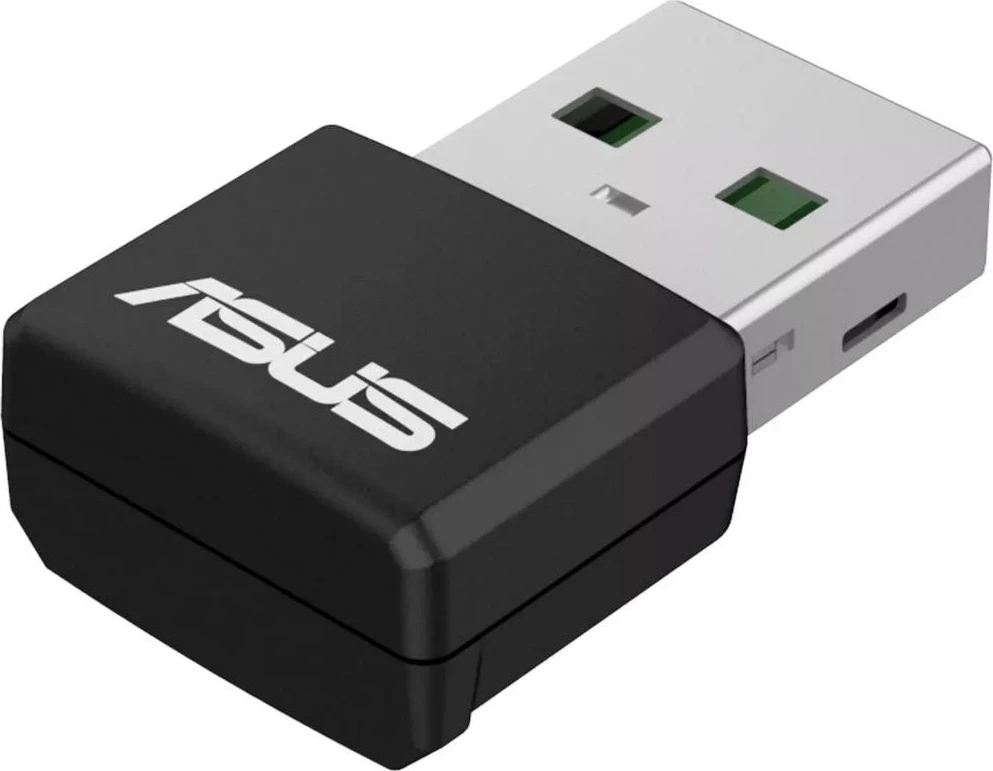 Përshtatës rrjeti ASUS USB-AX55 Nano AX1800, 1800 Mbit/s, i zi