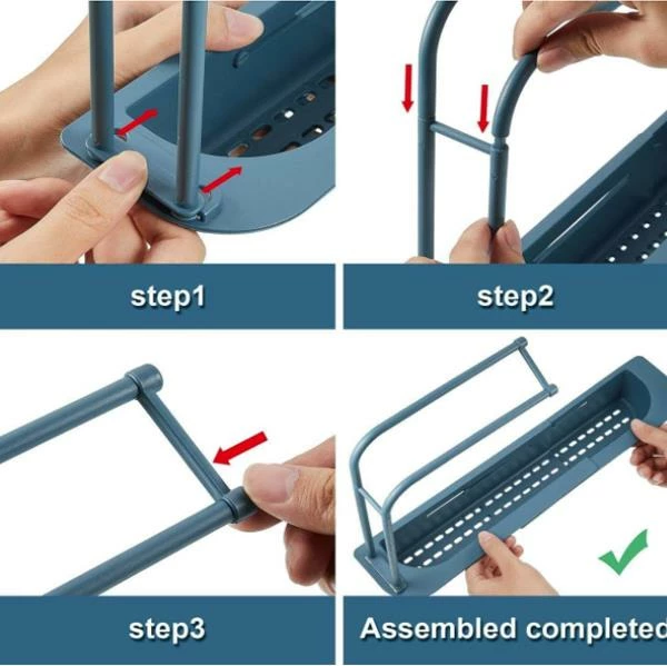 Organizator për Lavaman NEXT, teleskopik, 37-48x9xH29cm, Blu