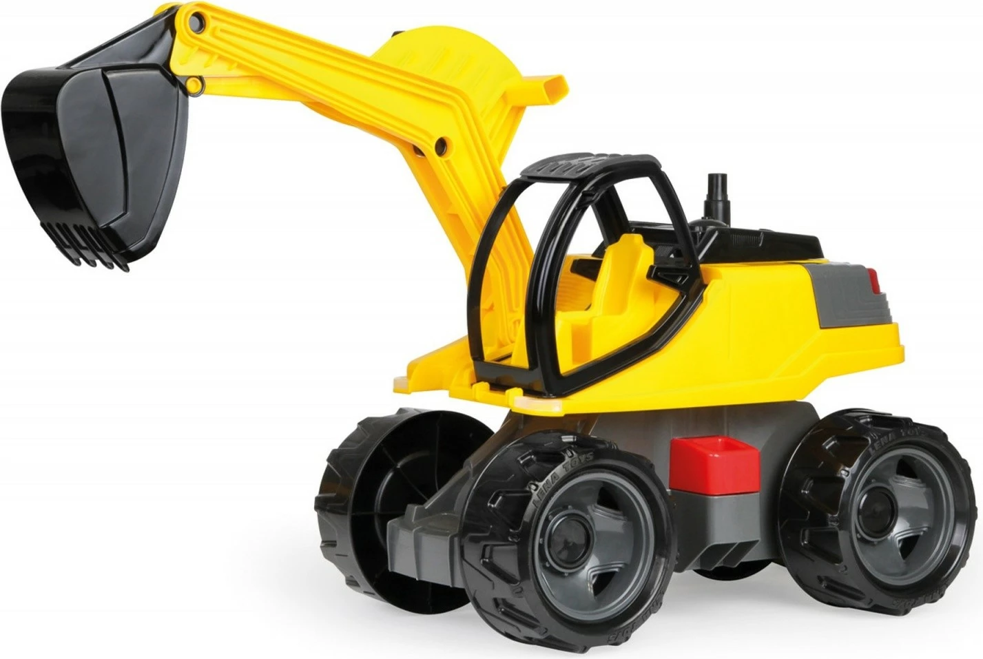 Ekskavator lodër Lena 63 cm, plastikë, verdhë/zezë/gri, në kuti