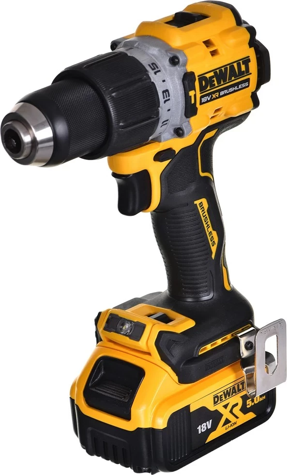 Drill/driver DeWalt DCD805P2T, 18V, 2x5.0Ah, me valixhe TSTAK, Verdhë