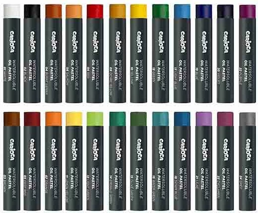 Markerë vajorë Carioca Plus 24 Ngjyra