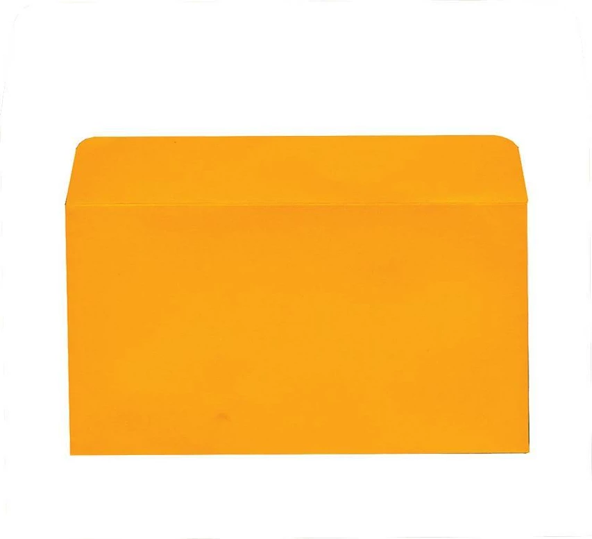 Zarf luksoz NEXT 200g, 11x22cm, Portokalli, 20 copë