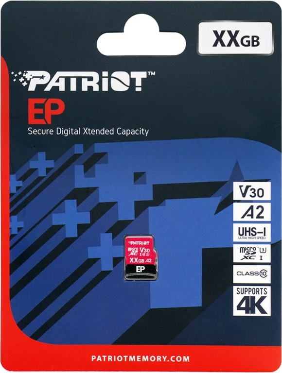 Kartelë memorie Patriot Memory EP A2 256 GB MicroSDXC, e kuqe
