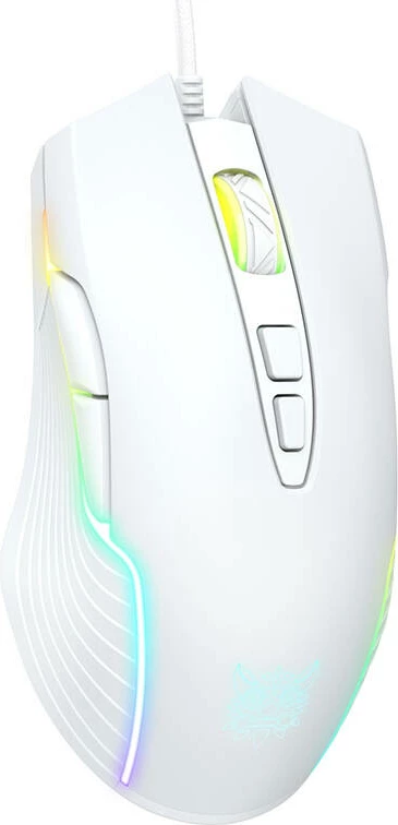 Maus gaming ONIKUMA CW905 me tela, 6400 DPI, 7 butona, i bardhë