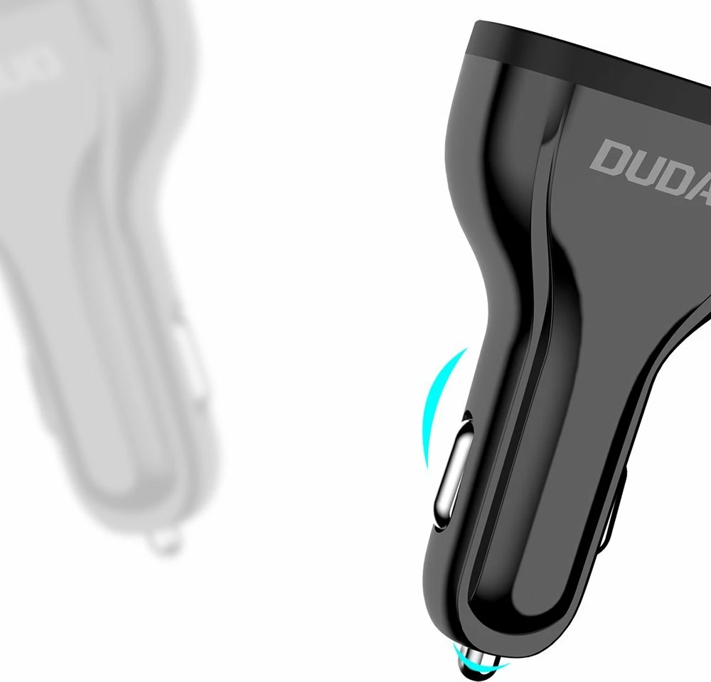 Karikues veture Dudao R7S, 3x USB, Quick Charge 3.0, 18W, Bardhë