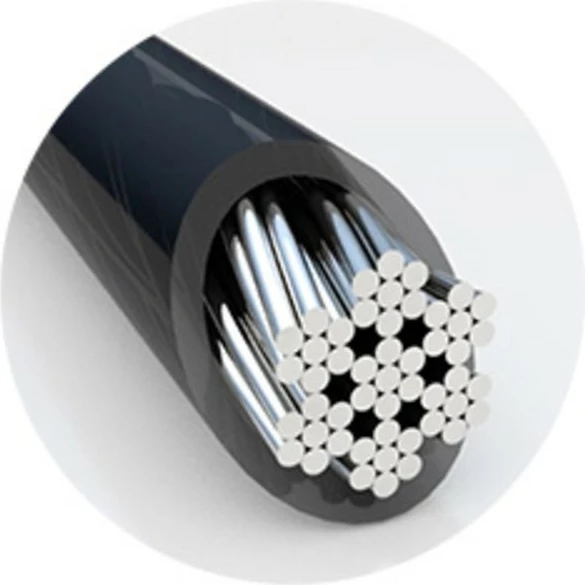 Kensington ClickSafe 3-in-1 Kombinim, 1.8 m, e zezë, metalike