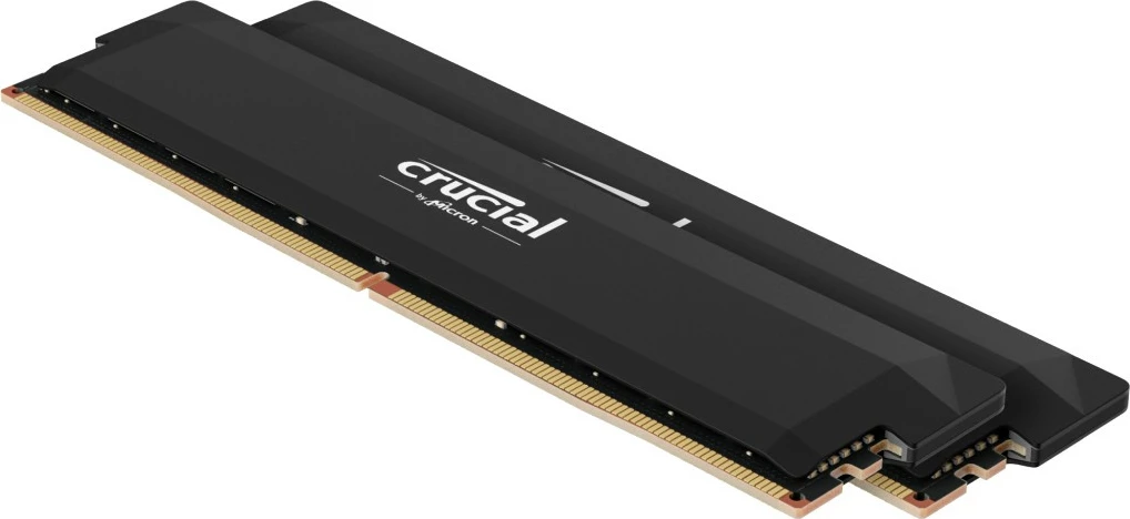 RAM Memorje Crucial Pro 6000 Kit 64GB (2x32GB) DDR5, 6000MHz, CL40, me heatsink, e zezë