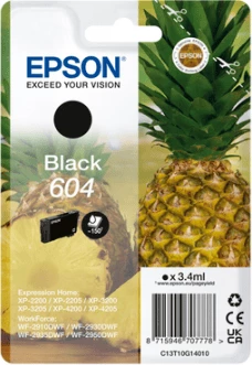 Fishek boje, Epson, 604 (C13T10G14010) 3.4 ml, deri 150 faqe, Black