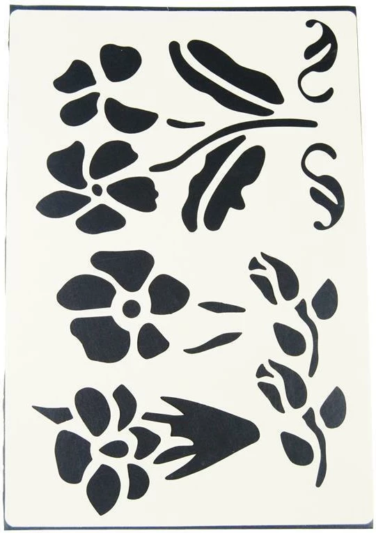 Stencil NEXT me trëndafil, A4