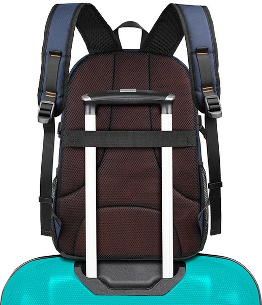 Çantë shpine për notebook Tracer Packer TRATOR47218, 15.6 inç, Poliester, Blu