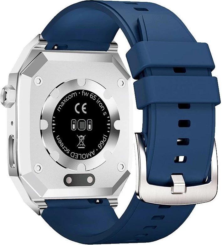 Smartwatch Maxcom FW65 Iron S, 1.91", AMOLED, Bluetooth, Argjend