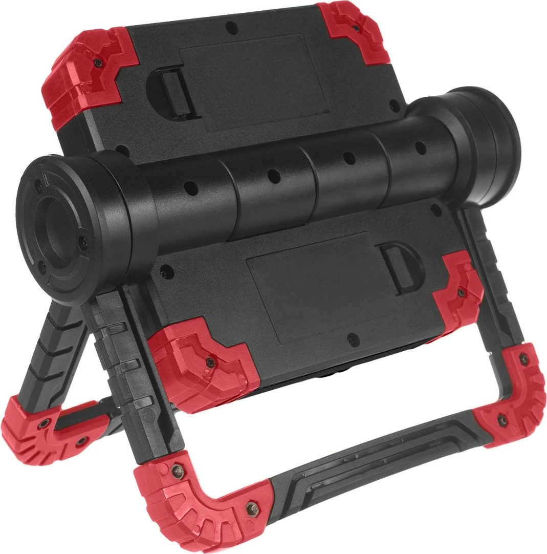 Llambë pune Maclean MCE439, LED COB, 300 lm, 3 mënyra ndriçimi, IP44, 6500K, e zezë/kuqe