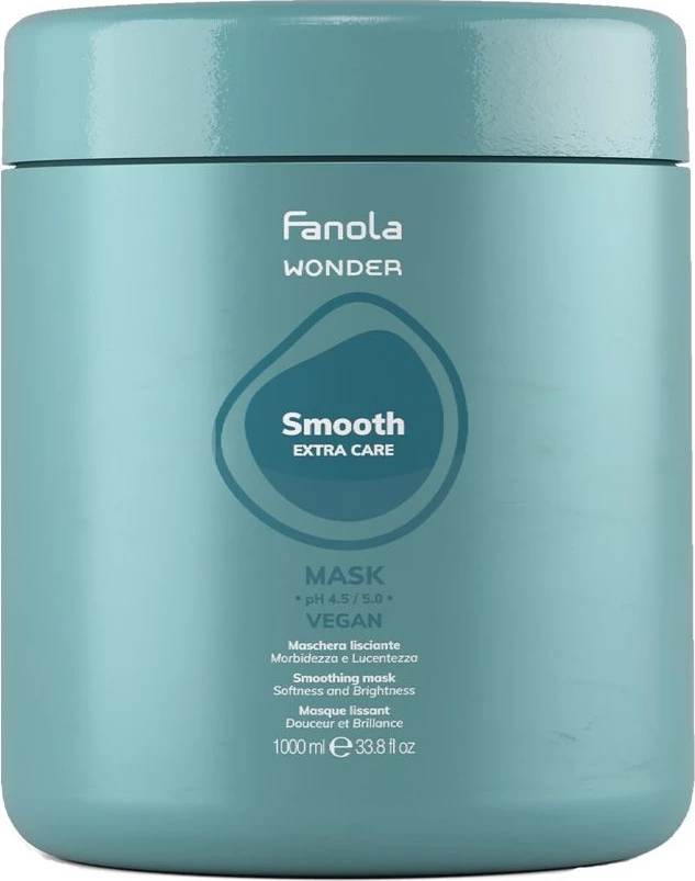 Maskë për flokë Fanola Wonder Smooth Extra Care Smoothing për femra, 1000ml