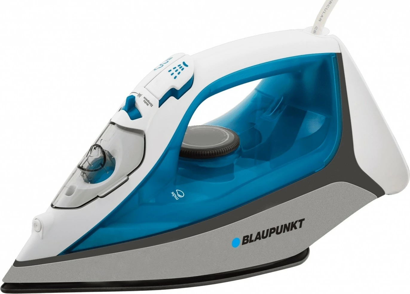 Hekur me avull Blaupunkt HSI511, 2600W, 300 ml, Blu/Argjendtë/Bardhë