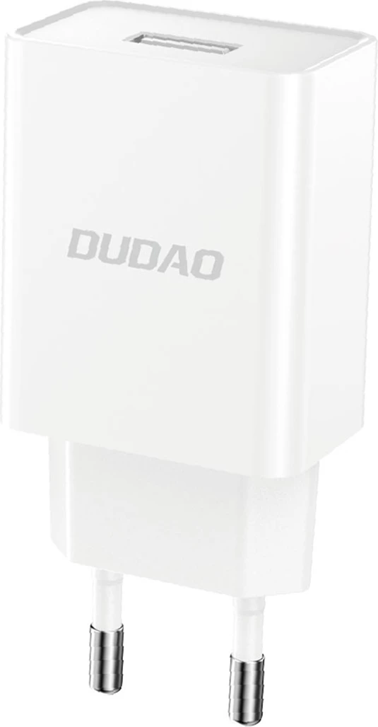 Karikues muri Dudao A4EU me USB-A 2.1A, me kabllo USB-A në micro USB, Bardhë