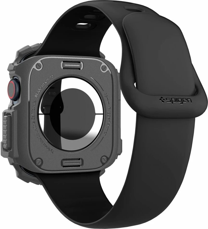 Mbështjellës Spigen Rugged Armor për Apple Watch 10, 46mm, Gri