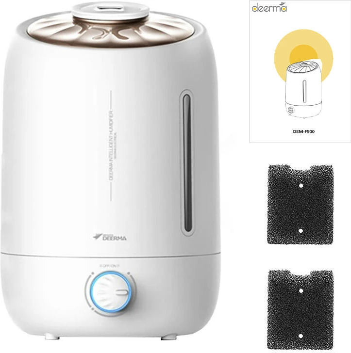 Humidifikues ajri ultrasonik Deerma F500, 5L, i bardhë