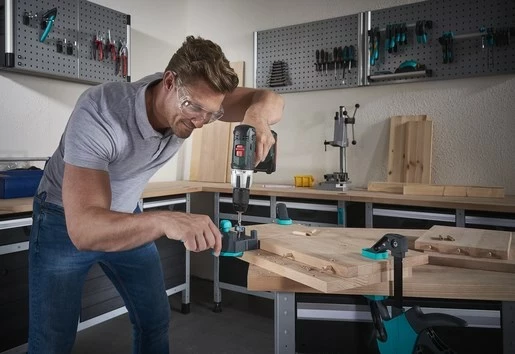 Dowelmaster Wolfcraft, 4640000, për bashkime druri, E zezë