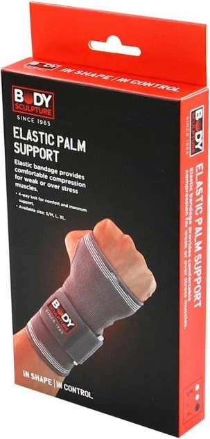 Mansetë për dorë Body Sculpture për meshkuj dhe femra, ngjyrë gri/argjendi