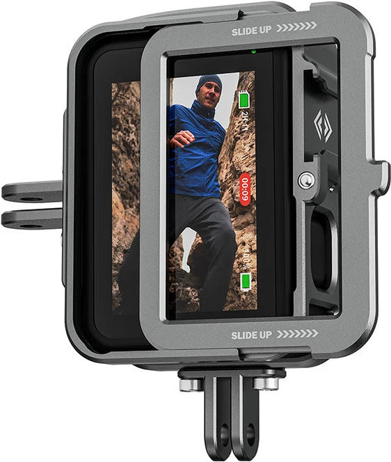 Kasë alumini Telesin GP-FMS-G11-TZ për GoPro Hero 12/11/10/9, Gri, me adapter vertikal