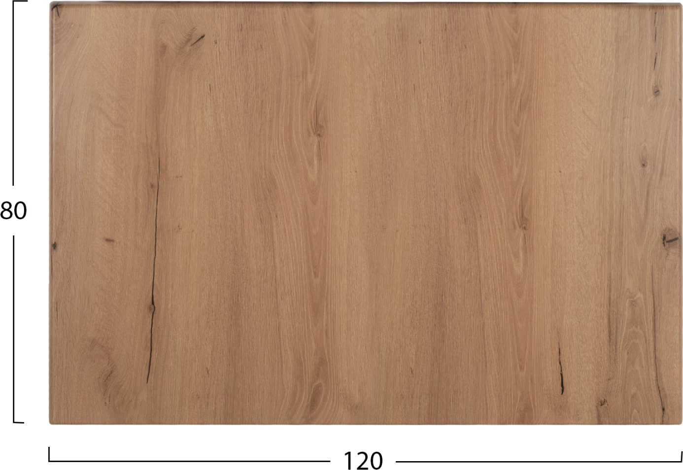 Sipërfaqe tavoline profesionale, ngjyrë druri natyral, FH5630.14, 120x80cm