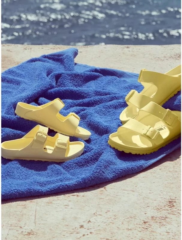 Papuqe femra Birkenstock, të verdha