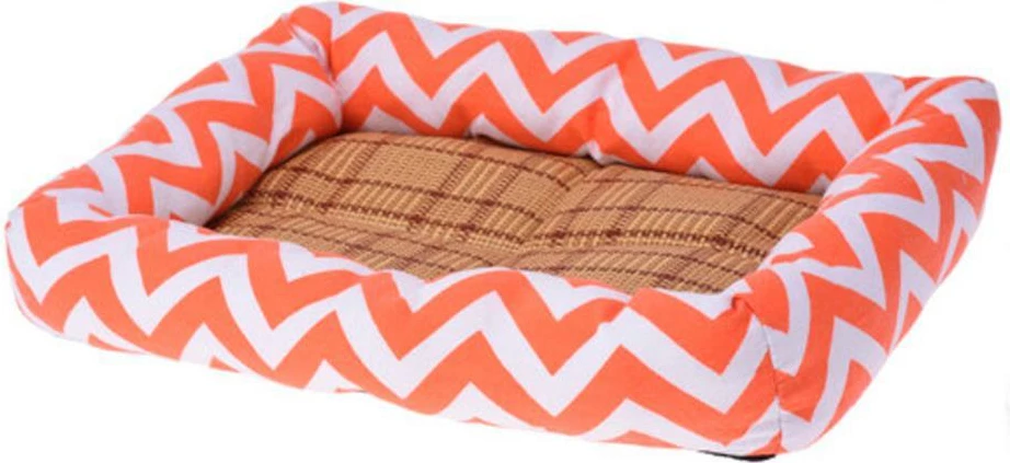 Shtrat për kafshë KOOPMAN H6x43x34cm, Portokalli-Bardhë